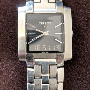 Tissot Digital/Analog Men's Stainless Steel Watch